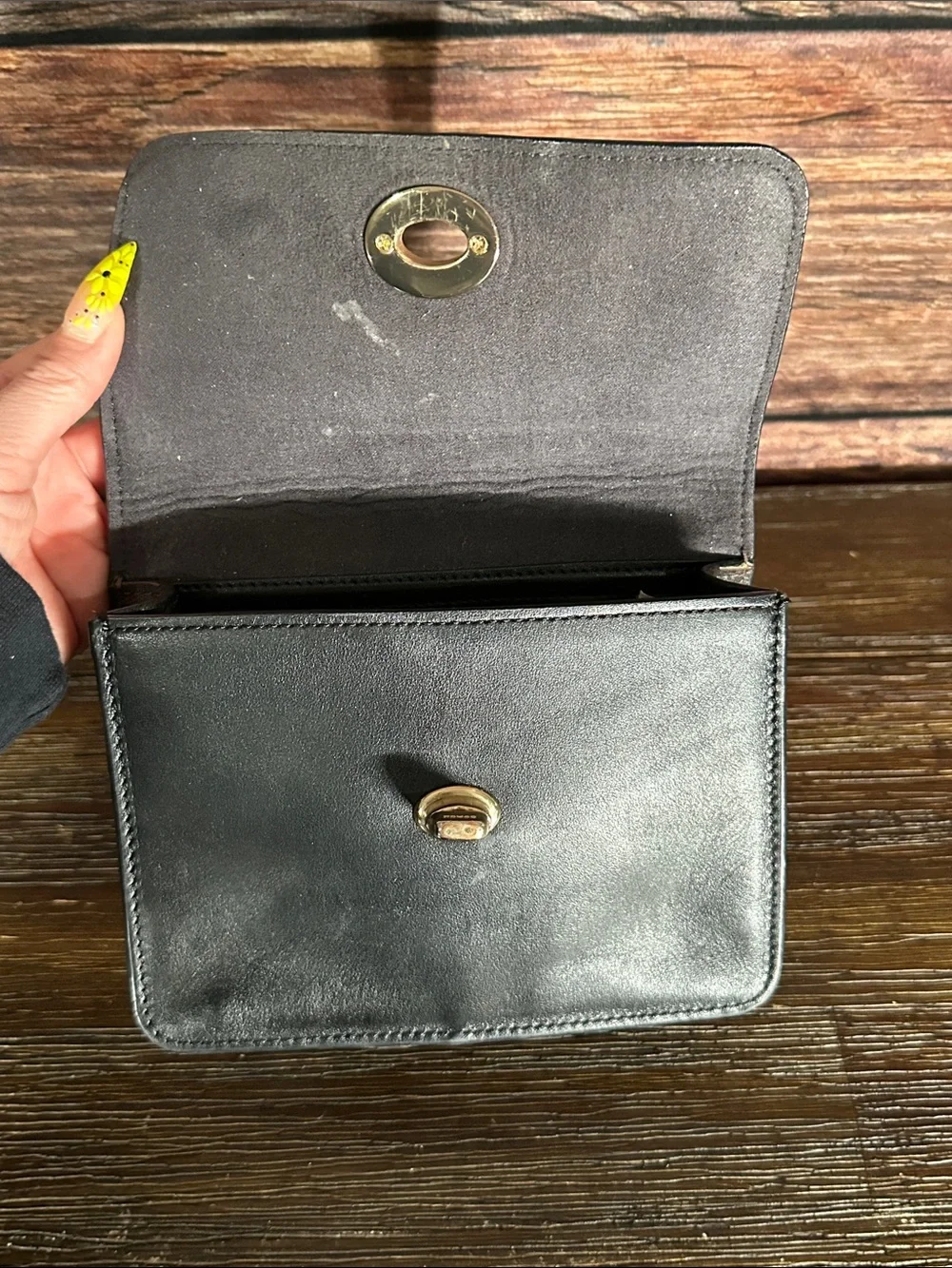 Coach Turnlock Cosmetics Bag
